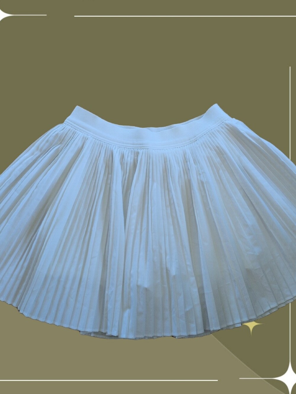 ✨ Sale Old Navy Pleated White Tennis Mini Skort Size S